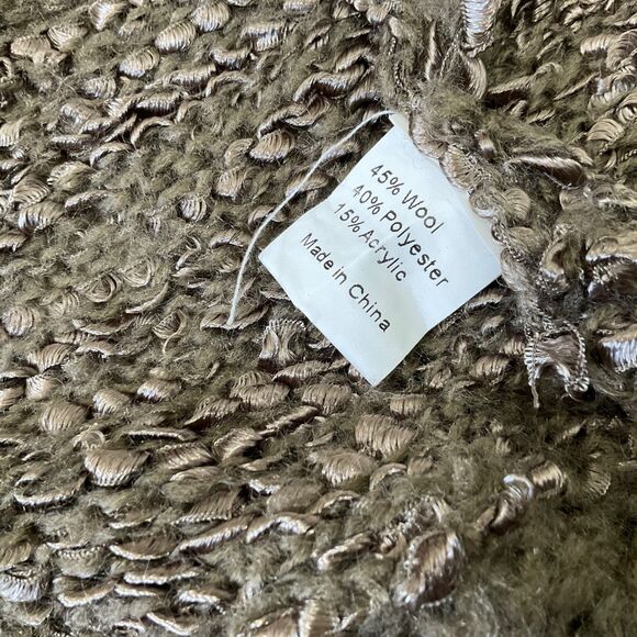 Vtg. Fairy, Whimsy Victorian Wool blend Button Cardigan women’s M Lace Ruffle - Picture 11 of 13